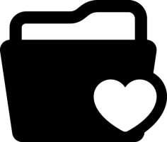 Loving Folder Engraving Svg Design, Free Vectors File